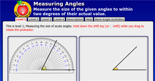 measure with protractor